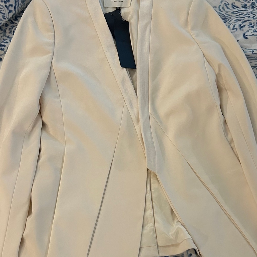 NWT HALSTON Elegant Cream Women's Blazer